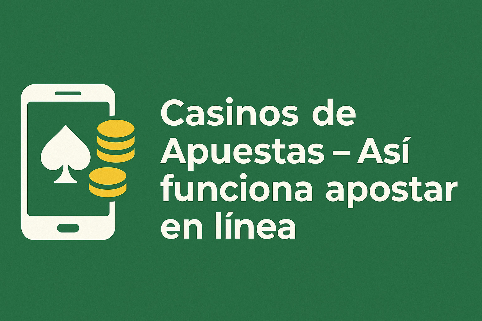 Casinos de Apuestas – Así funciona apostar en línea